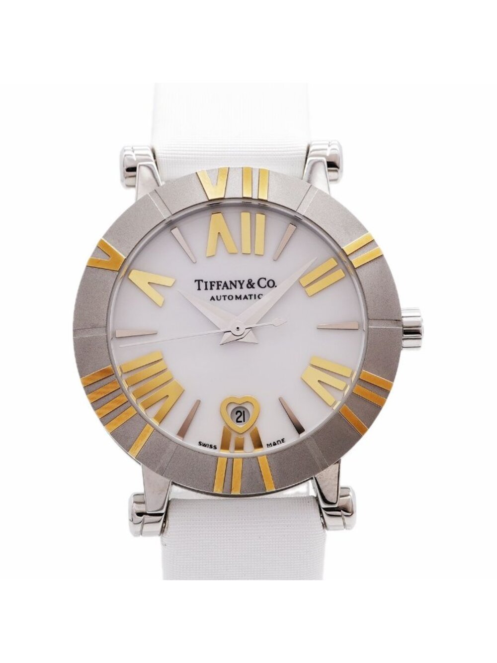 Tiffany & Co Atlas White Dial Watch